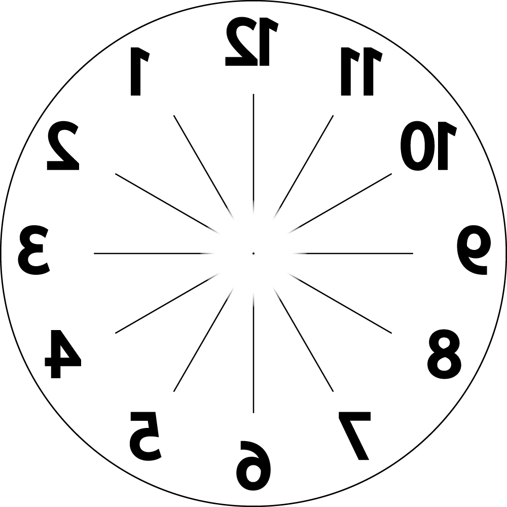 Matt LaGrandeur Mirror Clock