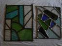 first stained glass pieces